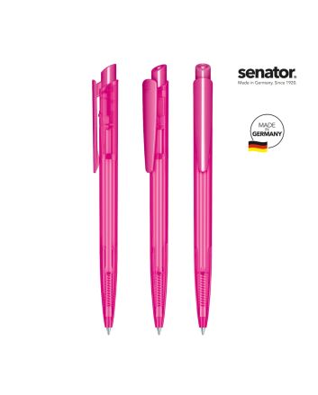 Senator Dart Clear Push Ball Pen