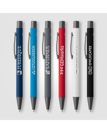 Bowie Recycled Aluminum Softy Pen