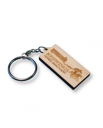 Bamboo Keyring (40mm)