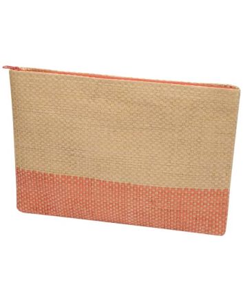 Rhythm straw paper zipped pouch 3L