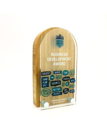 Bamboo Arch Award 110mm x 200mm With Acrylic Front