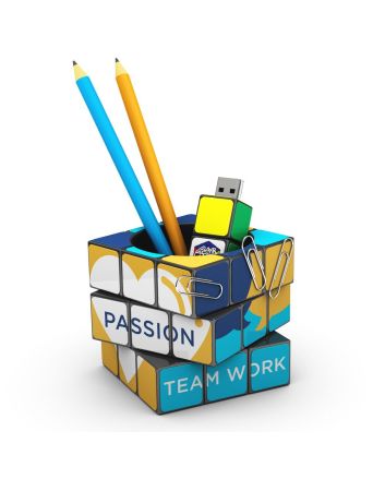 Promotional Rubik's Pen Pot