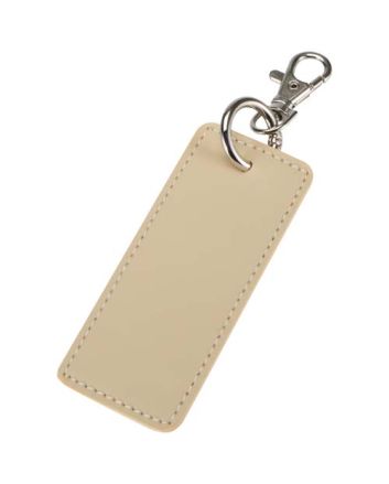 Resi Plus GRS recycled rectangle charm keychain