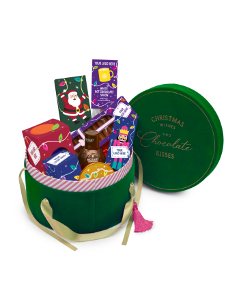 Winter Collection - Luxury Hat Gift Box - Chocolate Santa