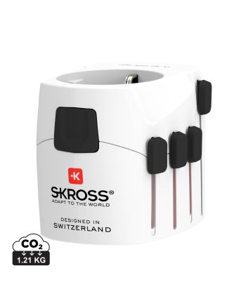 SKROSS Pro 3-Pole World Travel Adapter