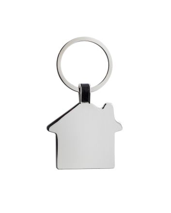 RCS recycled zinc alloy house keyring