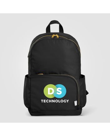 Aurelia rPET Dual Pocket Gold-Zip 38 cm Laptop Backpack - 20L