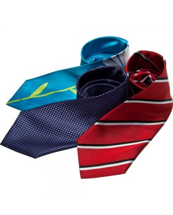 Screen Printed Polyester Tie
