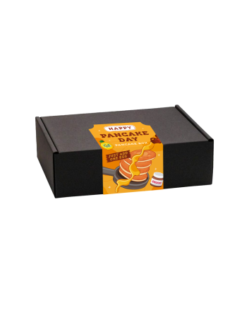 Pancake Day - Midi Black Gift Box - Pancake Day Box - Nutella