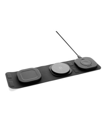 Swiss Peak RCS rplastic 3-in-1 wireless 15W travel charger