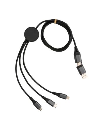 Terra 60W RCS recycled aluminium 120cm 6-in-1 cable