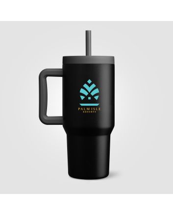 GROSCHE Aspen Stainless Steel 2-in-1 Straw Mug & Tumbler - 945 ml