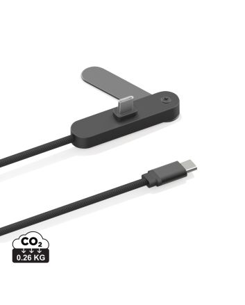 Aluvia RCS 65W PD Cable with adjustable phone stand