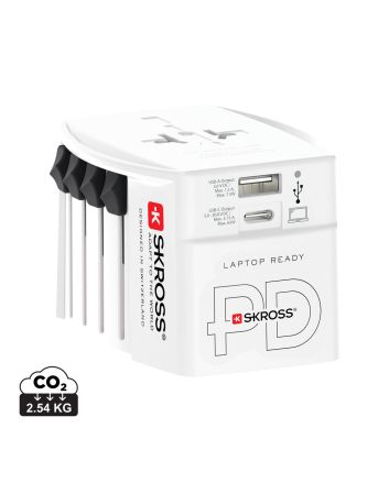 SKROSS World Travel Adapter MUV 65W PD with USB C Cable