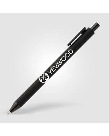 Bloom Essentials Recycled Plastic Retractable Soft Touch Pen