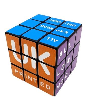 Express All 6 Faces Printed UK Rubik's Cube 3x3 (UK Stock)