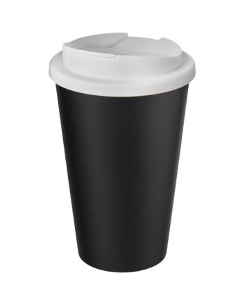 Americano® Eco 350 ml recycled tumbler with spill-proof lid