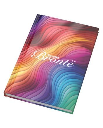 Novella Brontë A5 glossy hard cover notebook - 100 sheets