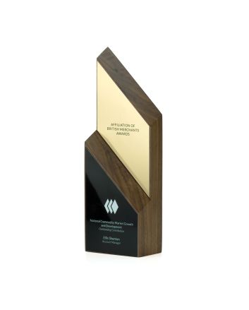 Real Wood Layered Peak Award