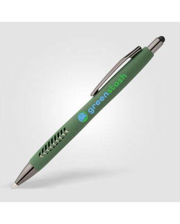 Avalon Recycled Plastic Stone Finish Stylus Pen