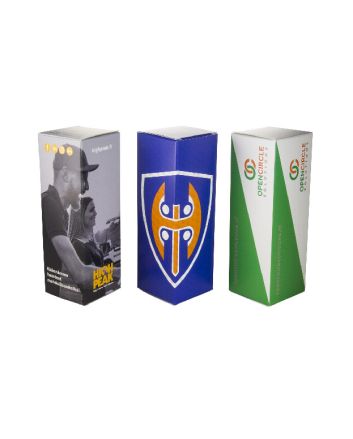 CUSTOM PRINTED 3 BALL SLEEVE WITH 3 WILSON DUO SOFT PRINTED GOLF BALLS