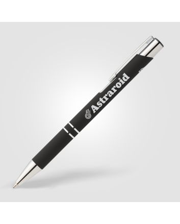 Crosby Recycled Aluminium Soft-Touch Chrome Trim Pen