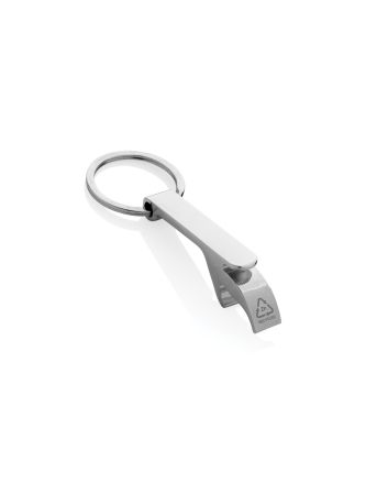 RCS recycled zinc alloy bottle opener keychain