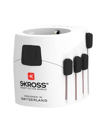 SKROSS Pro 3-Pole World Travel Adapter