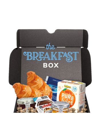 Gift Boxes - Midi Black Gift Box - Breakfast Editon - Tea