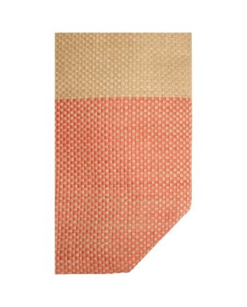 Rhythm straw paper large zipped tote bag 21L