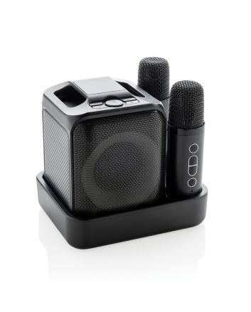 Singvibe RCS recycled plastic karaoke set with double mic