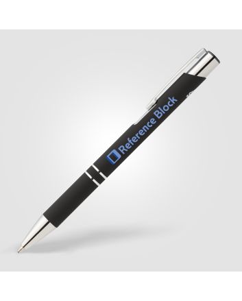 Crosby Recycled Aluminium Soft-Touch Chrome Trim Pen