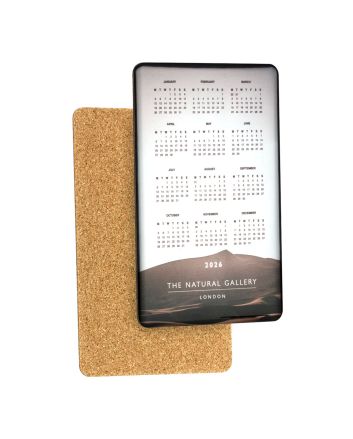 Aluminium Coaster 146mm x 95mm Calendar