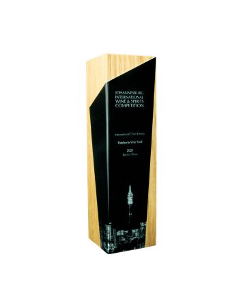 Large Column With Aluminium Wrap Award 90mm x 90mm x 300mm