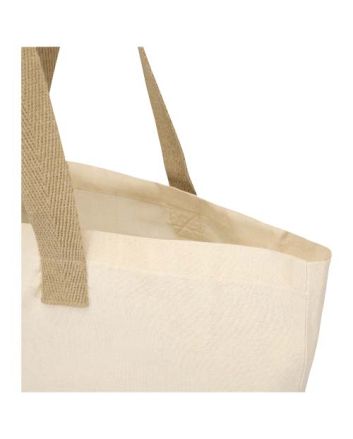 Sierra 140 g/m² GRS recycled foldable cotton tote bag 12L
