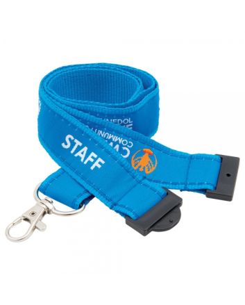 25mm Woven Applique Lanyard