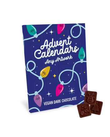Advent Calendars - Maxi Advent Calendar - Vegan Dark Chocolate - 70% Cocoa