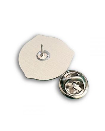 Aluminium Clutch Pin Badge (UK Made: Bespoke 25mm)