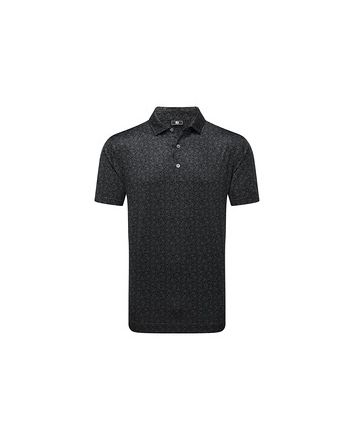 FJ (FOOTJOY) GENT'S PAINTED FLORAL GOLF POLO