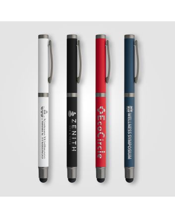 Bowie Recycled Aluminium Stylus Gel Pen