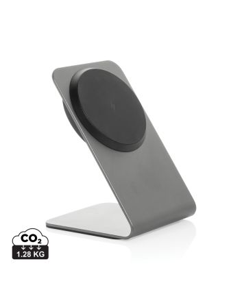 Terra aluminium 15W magnetic wireless charging phone stand