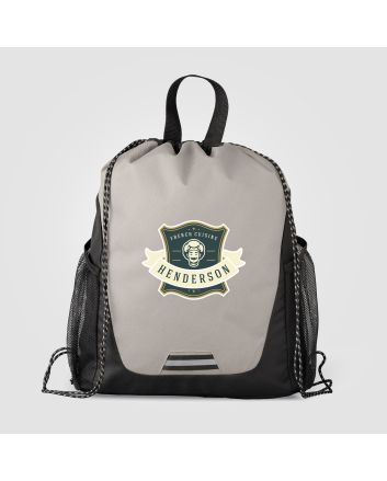 Jotun Recycled Polyester Pocketed Drawstring Bag - 10 L