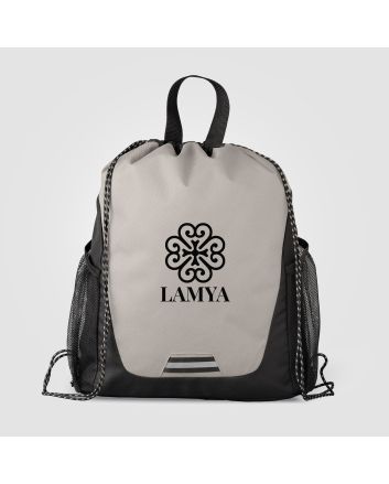 Jotun Recycled Polyester Pocketed Drawstring Bag - 10 L