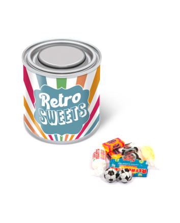 Small Paint Tin - Retro Sweets