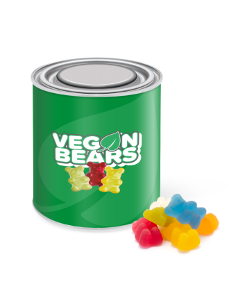 Large Paint Tin - Vegan Bears