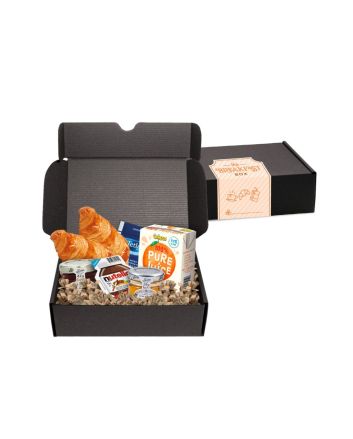 Gift Boxes - Midi Black Gift Box - Breakfast Editon