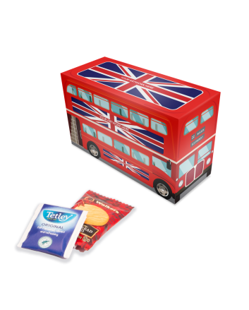 Eco Range - Eco Bus Box - Tea &amp; Biscuits