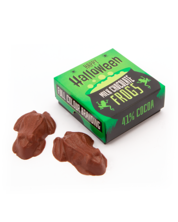 Halloween - Eco Treat Box - Milk Chocolate Frogs - x2