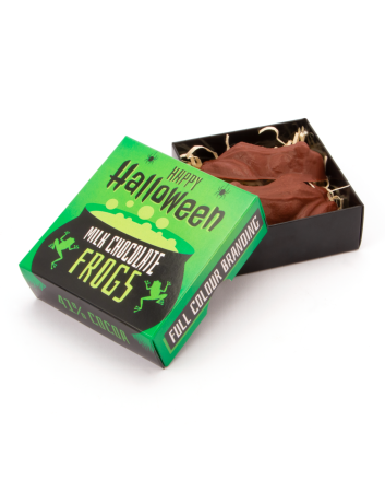 Halloween - Eco Treat Box - Milk Chocolate Frogs - x2