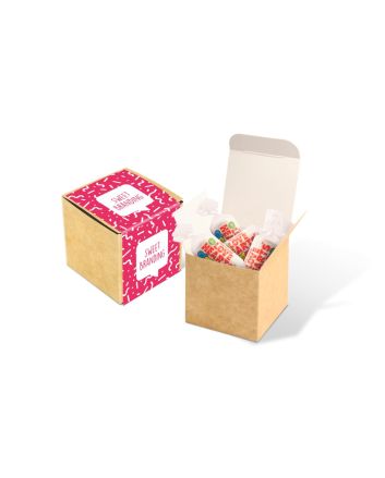 Eco Range - Eco Kraft Cube - Love Hearts®